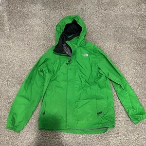 Boys XL North Face rain jacket